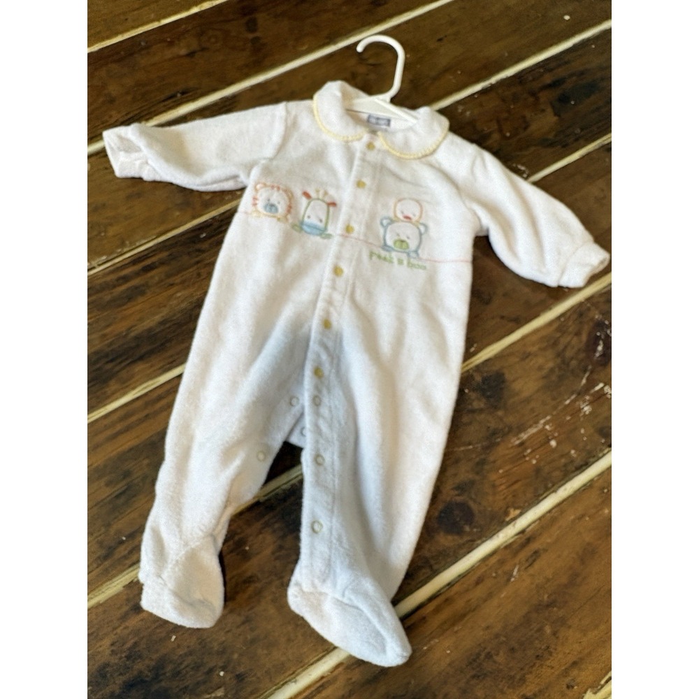Terry Towel 6m Carter's Footsie Peakabooo Baby Sleepwear